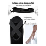 Calcetines Antideslizantes Para Yoga Pilates Danza Gimnasia Negro Lisa 32-40