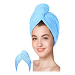 Toalla Para Pelo Turbante Microfibra Secar Cabello Color X3
