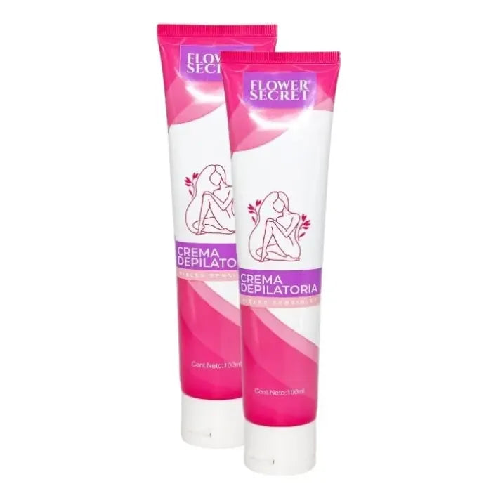 Crema Depilatoria Corporal Flower Secret Para Piel Sensible