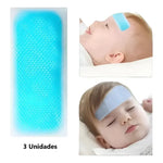 Parche Gel Frio Para Bajar Fiebre Adultos Y Niños 12x5 Cm