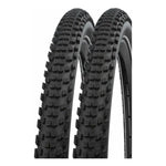 X2 Neumáticos Bicicleta Aro 27.5 X 2.35  Mtb Plegables Negro