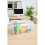Cajas Organizadora Con Tapa Y Manilla Plastica 6 Litros