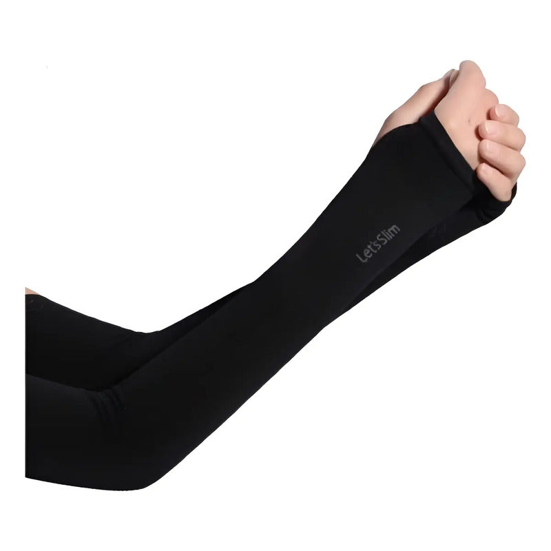 Manga Protectora Para Brazo Con Filtro Uv, Talla Única Negro