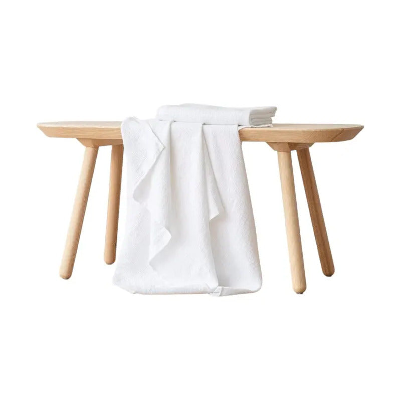 X4 Toalla De Baño Algodon Blanca Grande Para Cuerpo 130x72cm Blanco Toalla De Ducha