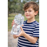 Botella De Leche Cuadrada Transparente Para Agua Jugo 1000ml