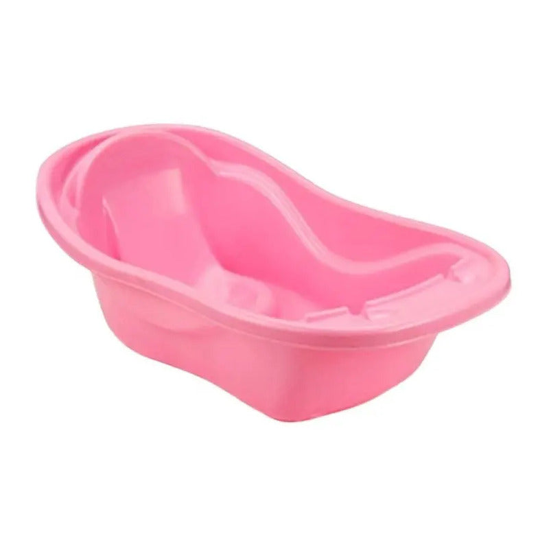 Bañera Tina Anatómica Bebes Celeste/rosada Color Rosa Liso