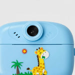 Camara Infantil Digital Fotofrafica Imprension Instantanea Celeste
