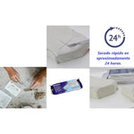 X2arcilla De Modelar Manualidades Creativas Seca Al Aire250g Blanco