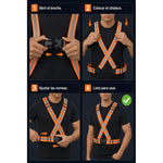 Arnes De Seguridad Reflectante Chaleco Ajustable Adulto