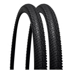 X2 Neumáticos + 2 Camaras De Bicicleta Aro 27.5 X 2.125 Negro