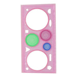 X2 Regla Espirografica Para Realizar Diferentes Diseños
