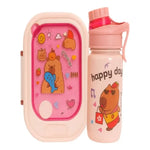 Set Lonchera Taper + Botella Para Jugo Colacion Infantil