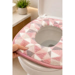 Cubre Asiento Funda Lavable Cálida Inodoro Taza Wc Baño