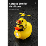 Luz Para Bicicleta Recargable Bocina Pato Amarillo Linterna Surtido