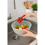 X1 Bowl Ensaladera De Plastico Recipiente Multiuso De 9lits