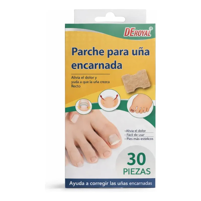 Pack 60 Parches Correctores Reparador De Uñas Encarnadas