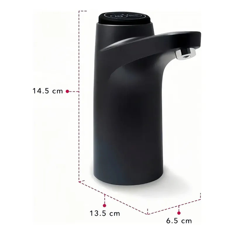 Dispensador Agua Electrico Bomba USB Dosificador Bidon Negro