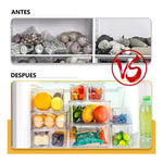 Organizador Para Refrigerador Cocina 2 Contenedor Con Tapa Transparente
