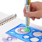 X2 Regla Espirografica Para Realizar Diferentes Diseños