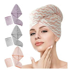 Toalla Para Pelo Turbante Microfibra Secar Cabello Color X3