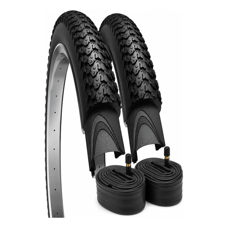 X2 Neumaticos +  Camaras De Bicicleta Aro 29 X 2.30 Mtb Caluga Normal