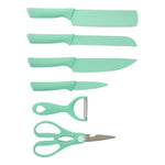 De Cuchillos Acero Inoxidable Juego 6 Piezas Cocina Color
