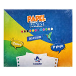 Carpeta De Papel Lustre 12 Laminas Colores Surtidos 37x26