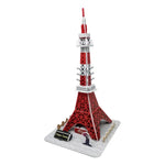 Rompecabezas 3d De Edificio Famoso Torre De Tokio 30 Piezas