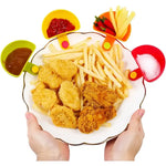 Set De 4 Clips De Inmersión Para Salsas, Everest, Se Ajustan A Platos, Reutilizables Y Prácticos, Ideal Para Fiestas Y Reuniones, Alta Calidad