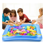 Juego De Pesca Piscina Ammuel 26 Piezas Niños Caña Animales Marinos