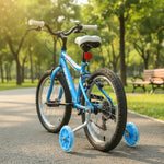 Rueda De Apoyo Estabilizador Bicicleta Para Niños Color Azul Azul