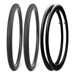 X2 Neumáticos + 2 Camaras De Bicicleta Aro 27.5 X 2.125 Negro