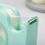 Porta Scotch Dispensador De Cinta Adhesiva Escritorio Verde Pastel