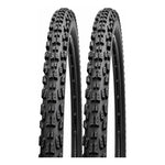 X2 Neumáticos + 2 Camaras Bicicleta Aro 26 X 2.125 Plegables Caluga Mixta / Semi Agresivo