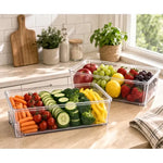 Contenedor Organizadora Refrigerador Con Asa Inferior