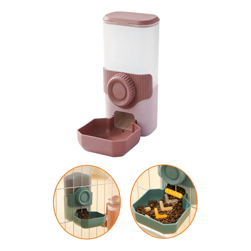 Dispensador Alimento Agua Para Mascota Perros Gatos 900ml
