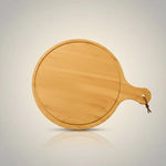 Tabla Para Picoteo Snacks De Bambu Con Mango Pizzera