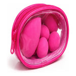 Set 6 Mini Esponjas Para Maquillaje Precision Base Corrector Fucsia Mini