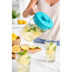 Jarro 4 Litros Plastico Con Tapa Jarra Para Jugo Agua