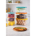 Caja Organizadora Para Refrigerador Con Tapa Y Mango Color