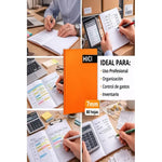 Pack X10 Cuadernos Collage 7mm 80 Hojas Hici Multicolor Variados