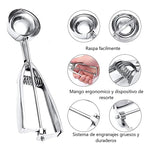 Cuchara Para Helado Frutas Postres Acero Antiadherente 5cm