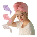 X6 Toalla Para Pelo Turbante Microfibra Para Secar Cabello Variados Lisa