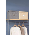 X2 Caja Organizadora Con Tapa De Tela Plegable Mediana