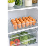 Organizador De Huevos Caja Para 18 Huevos Para Refrigerador  Transparente