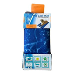 Manta Refrescante De Gel Frio Para Mascotas Talla Md 50x65cm Azul Alfombra Refrescante