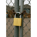 Candado De Seguridad 50 Mm 3 Llaves Dorado