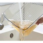 Bandeja Organizadora Multiuso Con Tapa De Cocina Refrigerar Transparente
