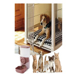 Dispensador Alimento Agua Para Mascota Perros Gatos 900ml
