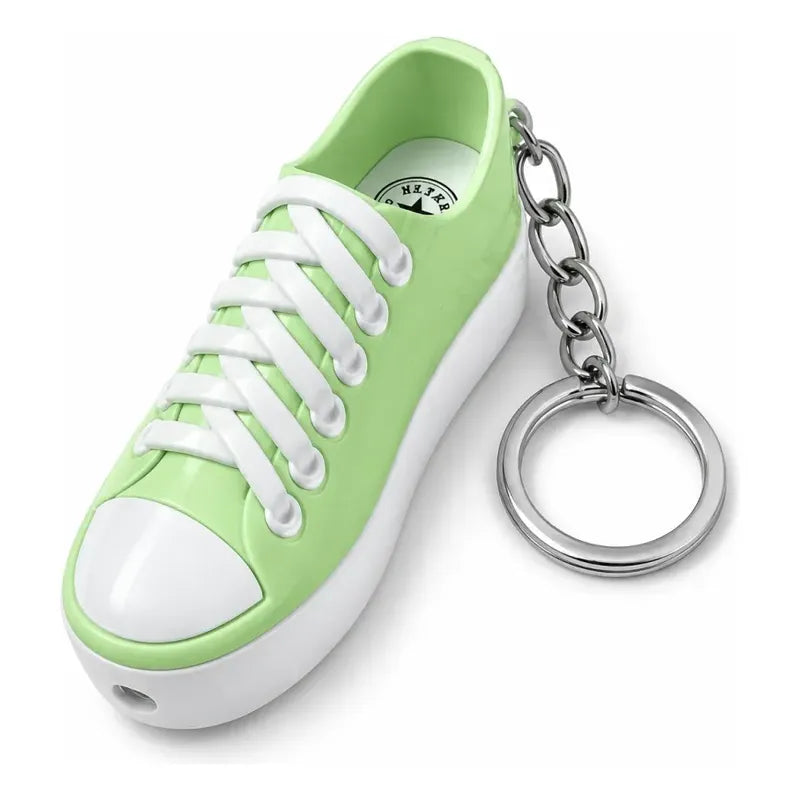 Encendedor Llavero Forma De Zapatilla Recargable Portátil Verde Claro